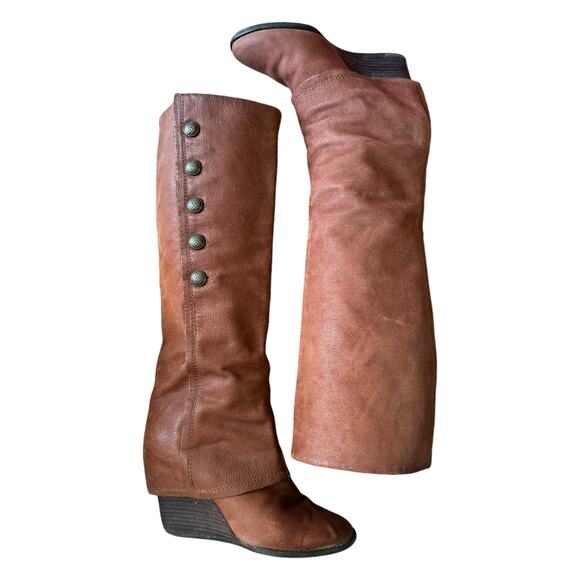 Vince Camuto Almay Whiskey Suede Knee High Boot size 8 - Picture 13 of 16